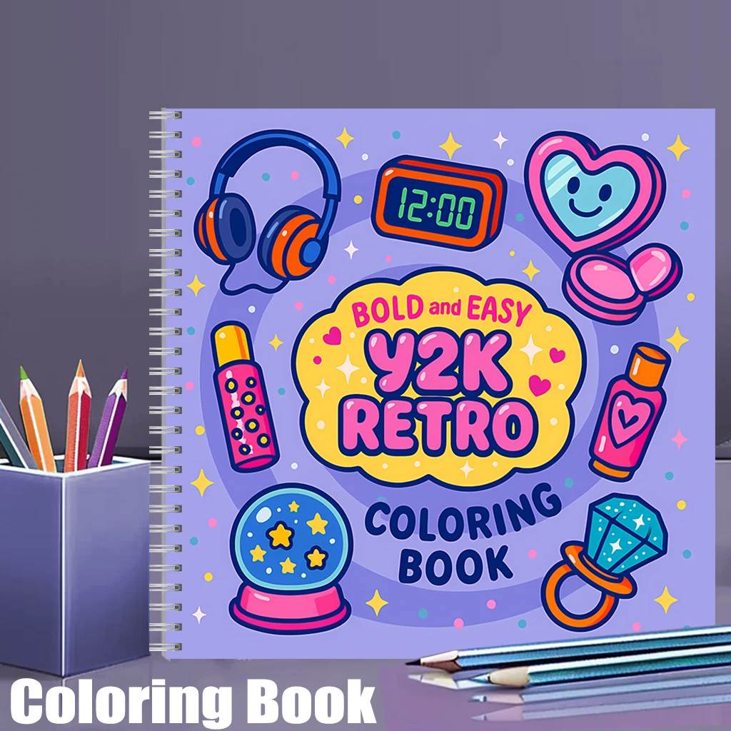 Chalk Bag - Einfaches Retro-Malbuch für Erwachsene, Geburtstagsgeschenk, Schulanfang-Zubehör,