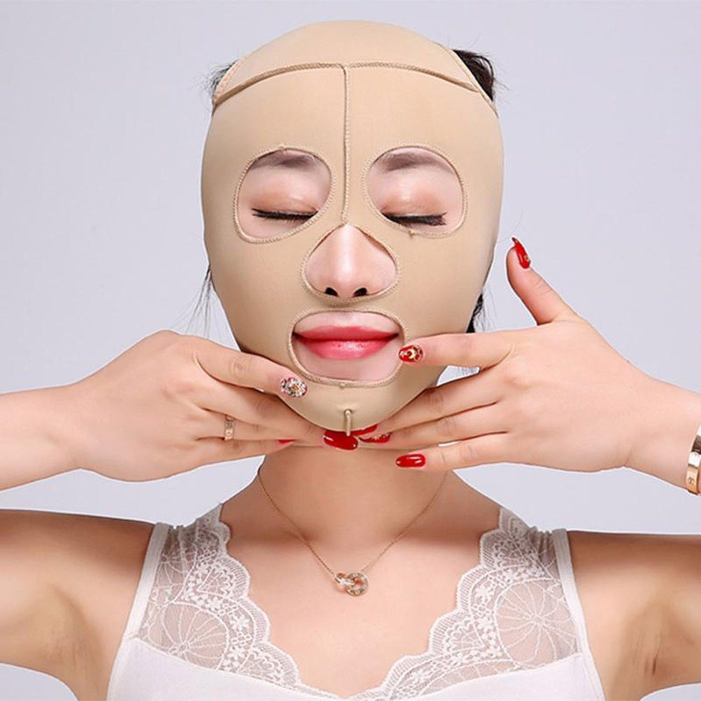 Lifting Belt - Premium Gesichtsstraffende Maske Elastisches Hautfarbenes Bandage