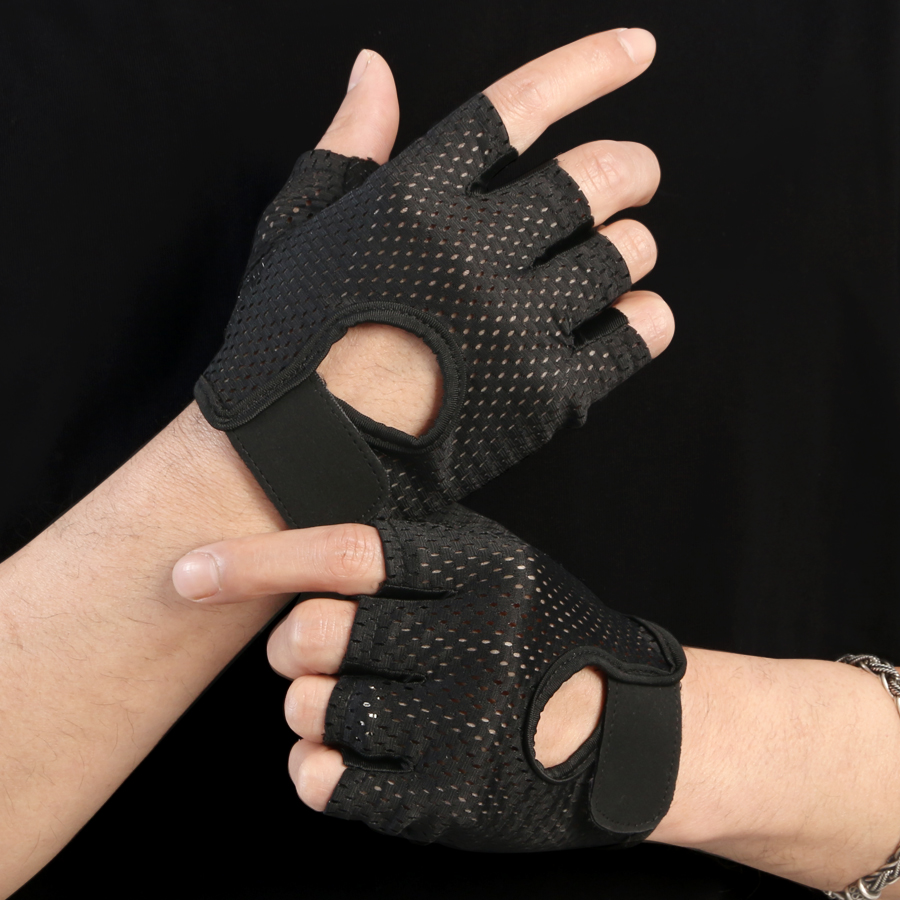 Weightlifting Gloves - Gewichtheberhandschuhe, vollständiger Handflächenschutz, Trainingshandschuhe für Fitnessstudio,