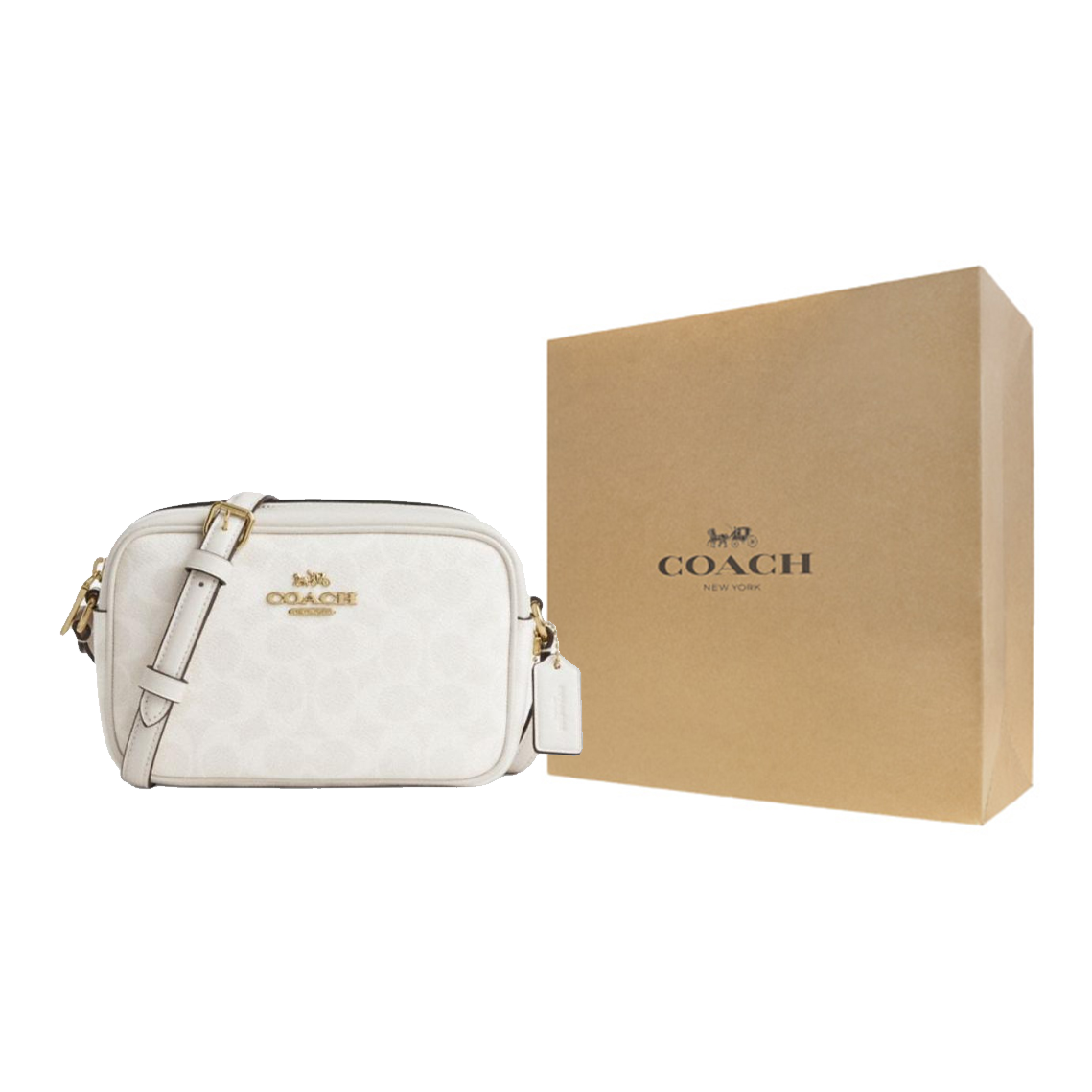 COACH Jamie Kunstleder-Kamerat – Chalk Bag Bewertung und Preis